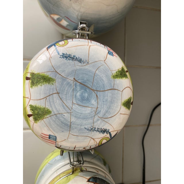Kitchen Ceramic Storage Canisters - Set of Three For Sale - Image 14 of 14