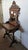 Wood Italian Makeup Dressing Table in Walnut For Sale - Image 7 of 8