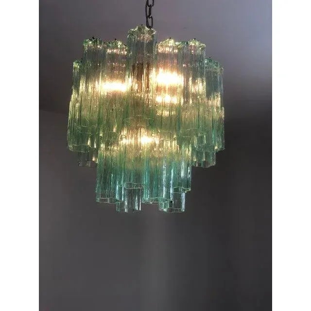 Contemporary Murano Glass Sputnik Chandeliers, Mazzega Style Lot of 2 For Sale - Image 4 of 12