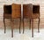 Wood 1960s French Louis XV Style Nightstands in Walnut with Drawer and Open Self, A Pair For Sale - Image 7 of 18