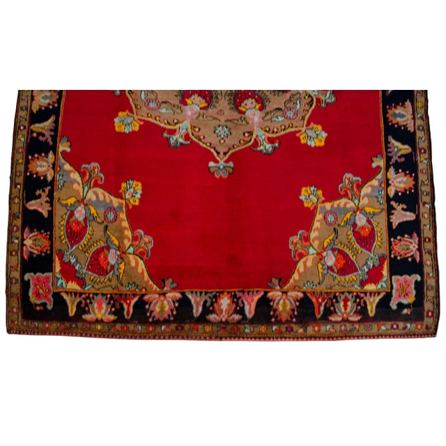 Rare Unused Vintage Authentic Turkish Rug | Handwoven Wool | Rustic Farmhouse Decor For Sale - Image 11 of 18