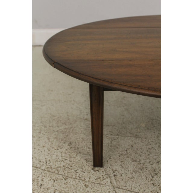 1970s Kittinger T-342 Chippendale Mahogany Drop Leaf Coffee Table For Sale - Image 5 of 13