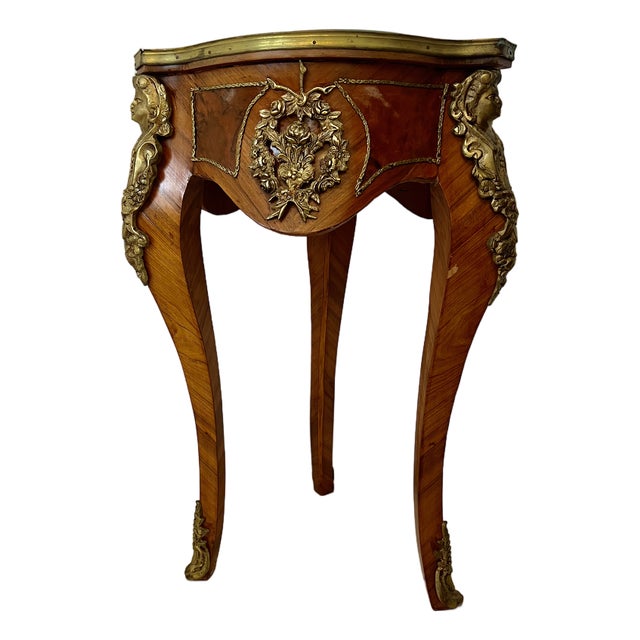 Marble Pedastals With Unique Bronze Design For Sale
