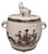 Mid-Century Modern Small Mottahedeh Lidded Container with Foo Dogs For Sale - Image 3 of 4