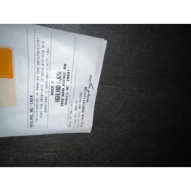 Highland House Custom Color Wheel Ottoman For Sale - Image 12 of 12