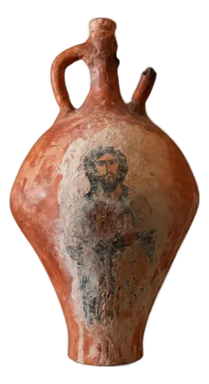 Byzantine Early Christian Icon Amphora