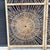 Champagne Vintage Organic Modern Woven Rattan Sunburst Three Panel Folding Screen Room Divider For Sale - Image 8 of 12