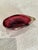 Flavio Poli Flavio Poli Designed Seguso Made Murano Ruby & Gold Leaf Bowl For Sale - Image 4 of 6