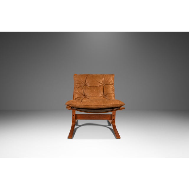 Set of Two (2) Scandinavian Mid-Century Modern "Siesta" Chairs in Leather by Igmar Relling for Westnofa, Norway, C. 1970's For Sale In Orlando - Image 6 of 18
