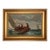 "Breezing Up" After Winslow Home Print on Canvas in Antiqued Gold Frame- Framed to 10-1/2" X 14-1/2" For Sale