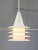 Scandinavian Duett Acrylic Glass and Metal Pendant Lamp from Landskrona Sweden, 1990s For Sale - Image 4 of 18