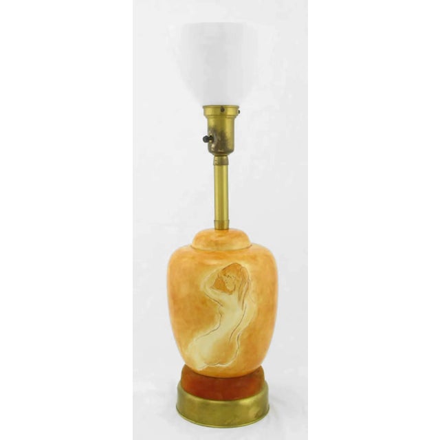 Sèvres Porcelain Hand-Painted Female Nude Table Lamps - a Pair For Sale - Image 4 of 9