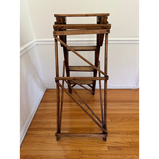 Late 19th Century Hatherley Patent Lattistep Library Ladder For Sale - Image 4 of 8