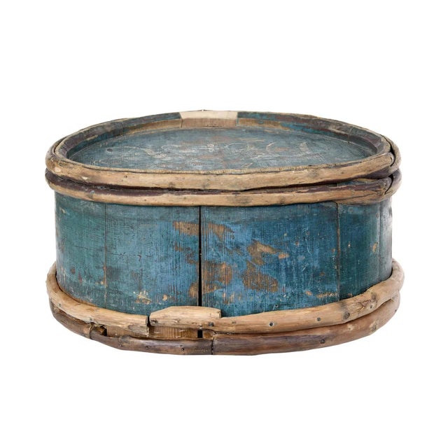 Mid-19th Century Painted Water Carrier For Sale - Image 3 of 8