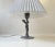 Art Deco French Table Lamp in Pewter, 1930s For Sale - Image 3 of 9