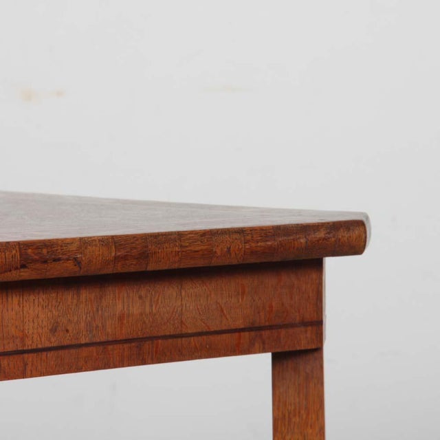 Early 20th Century Square Marquetry Games Table For Sale - Image 6 of 7