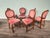 Italian Chairs in Beech and Velvet, 1960s, Set of 6 For Sale - Image 14 of 16