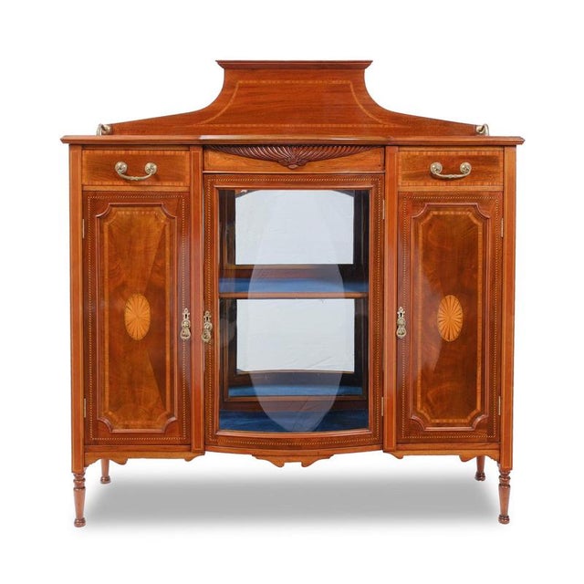 Edwardian Display Cabinet, England, 1900 For Sale - Image 9 of 9