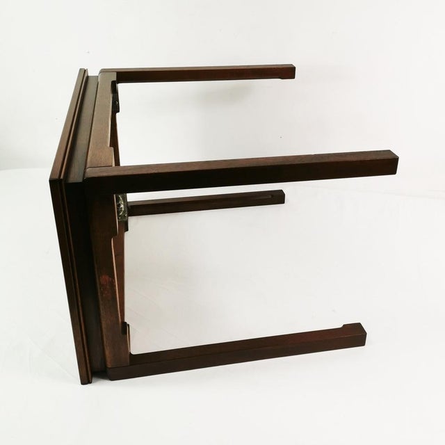 Mid-Century Mahogany Coffee Table, Denmark, 1970s For Sale - Image 9 of 15