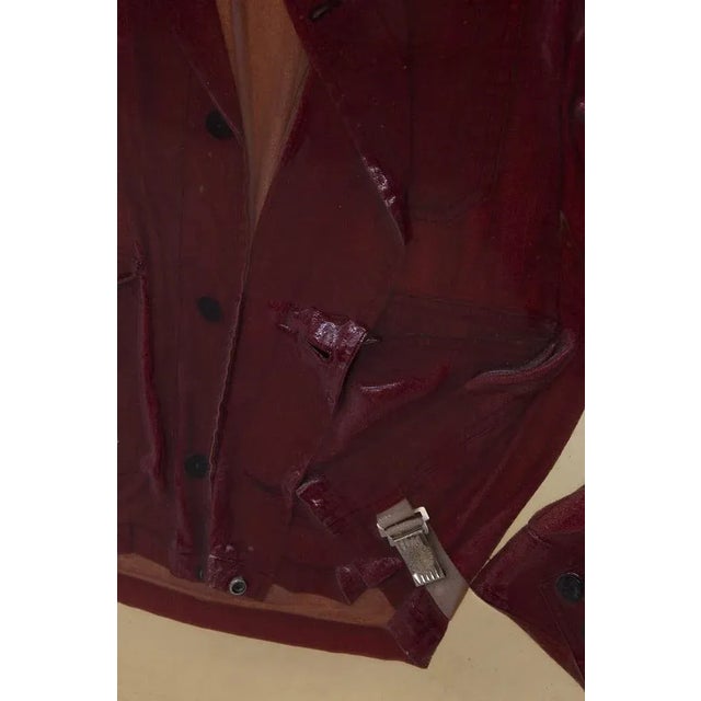 Postmodern Jacket Exhibition Panel by Massimo Osti for Stone Island, 1990s For Sale - Image 3 of 5