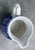 Vintage 1977 Silver Jubilee Queen Elizabeth II Commemorative Blue & White Broadhurst Tea Set: Teapot, Milk Jug, Tea Plate - Set of 3 For Sale - Image 13 of 18