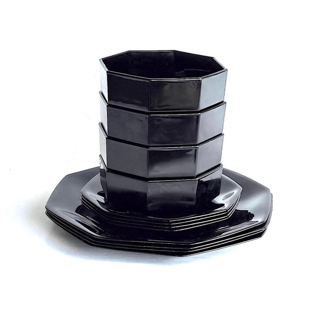 1980s Arcoroc France "Octime" Dinnerware - 26 Piece Set For Sale - Image 12 of 16