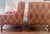 Late 20th Century Late 20th Century Georgian Style Modern Wingback Chairs, a Pair For Sale - Image 5 of 14