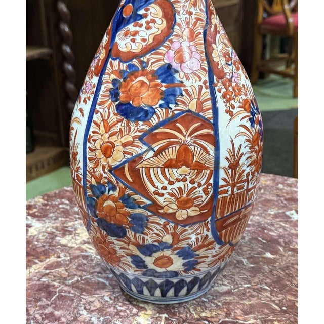 20th Century Porcelain Vase from Imari For Sale - Image 6 of 15
