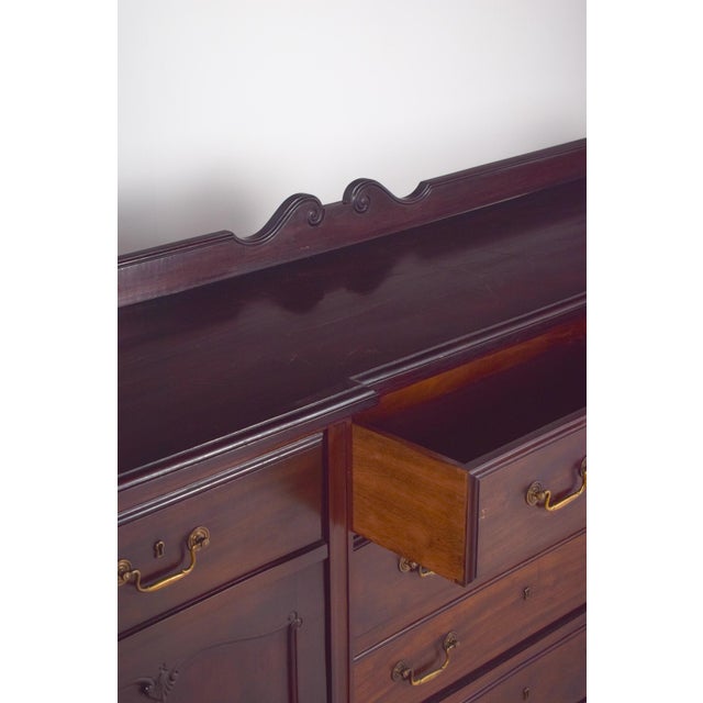 English Vanity Unit with Small Mahogany Top, 1920s For Sale - Image 9 of 13