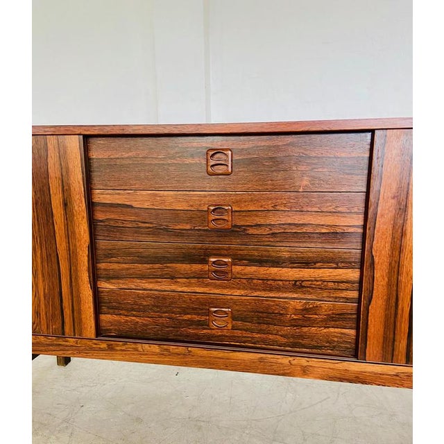 1960s Vintage Ladoga Sideboard in Rosewood by Erik Wörtz for Ikea, 1960s For Sale - Image 5 of 18