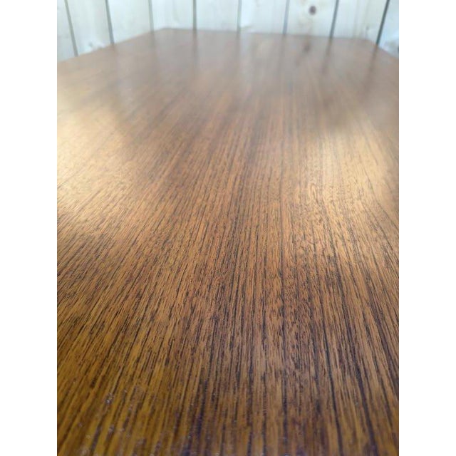 Scandinavian Mahogany Dining Table For Sale - Image 4 of 10