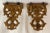 Very unique antique Neoclassical Gilt Wall Brackets. Believed to be from the 19th century, these came from an apartment in...