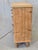 Antique English Edwardian Natural Pine Chest of Drawers With Blue French Line For Sale - Image 12 of 14