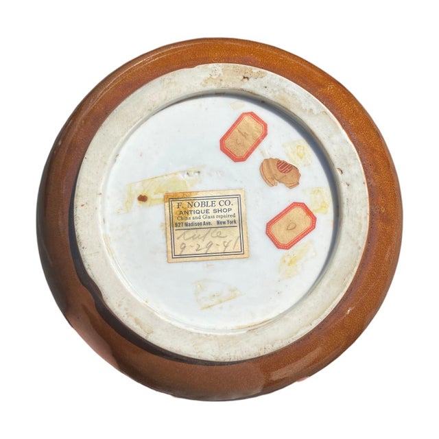 Antique French Porcelain Vase With Rich Copper Color Glaze For Sale - Image 9 of 9