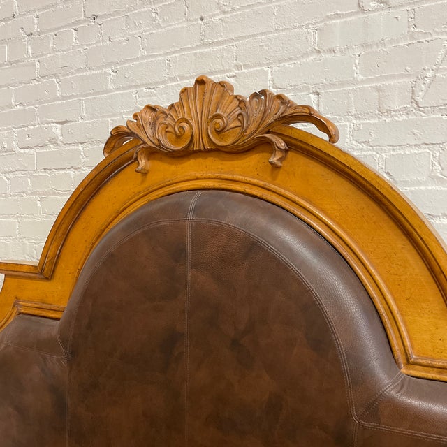 California King Drexel Heritage Villa Santina Collection Leather