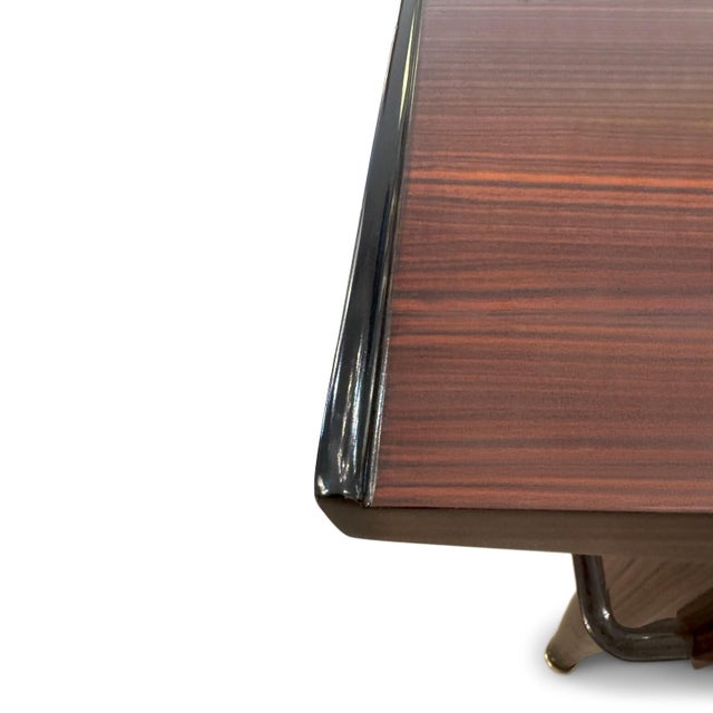 1930s Early 20th Century Sanyas et Popot Art Deco Desk For Sale - Image 5 of 9