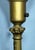 Vintage Neoclassical Rembrandt Brass & Onyx Torchiere Table Lamp For Sale In Phoenix - Image 6 of 11