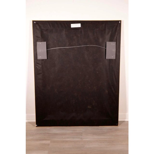 Lebadang Boat at Docks Signed Modern Lithograph with Intaglio H.C. Framed For Sale - Image 9 of 10