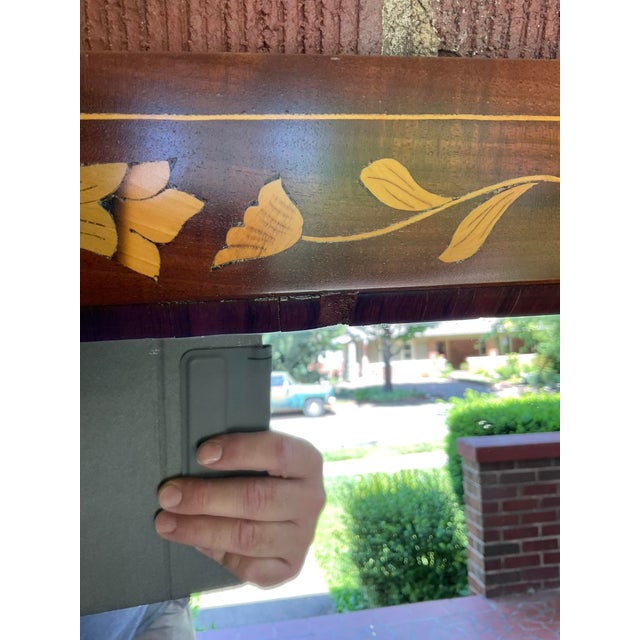 Traditional 19th Century Dutch Marquetry Wall Mirror For Sale - Image 3 of 12