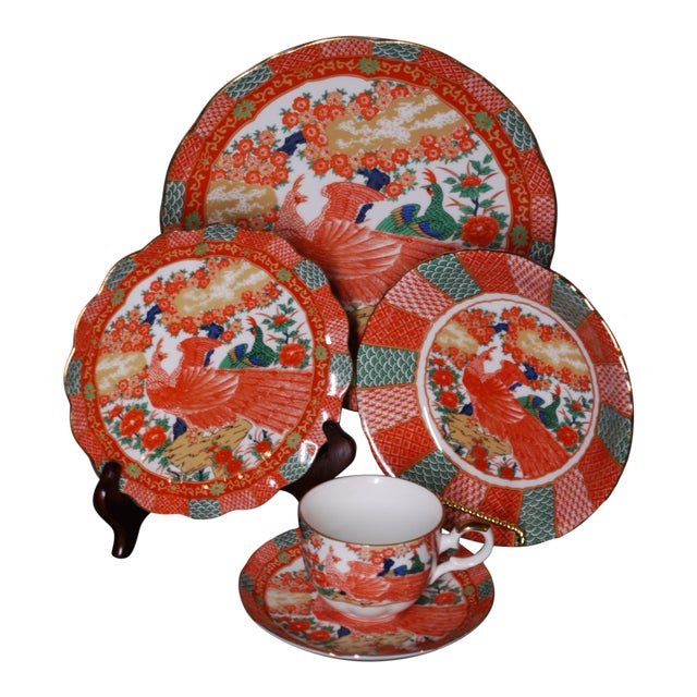 Late 20th Century Arita Imari Dinnerware Set 40 Pieces Chairish