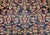 Antique Persian Senneh Area Rug, Hand-Knotted Wool, Allover Herati Pattern, Navy & Red, 4x6 For Sale - Image 14 of 18