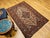 Antique Malayer Rug, Hand-Knotted Wool, Geometric Pattern, 4x6, Ivory & Navy For Sale - Image 10 of 18