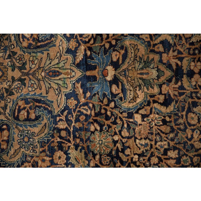 Old New House Vintage Farahan Sarouk Rug - 4'4" x 6'4" For Sale - Image 4 of 10