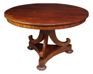 19th Century Dutch Mahogany Table, 1880s