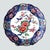 Mid to Late 20th Century Japanese Floral and Bird Charger, measuring 13 inches. This vibrant large plate features a...