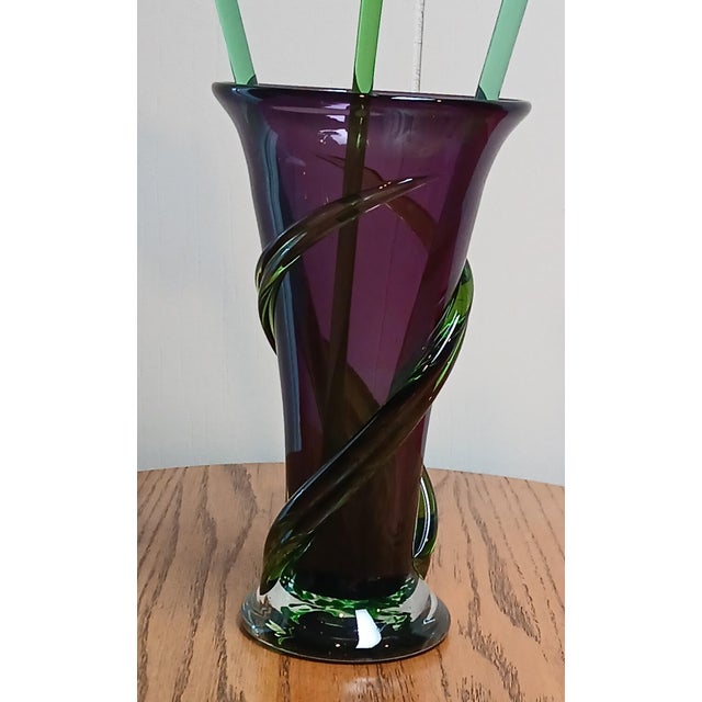 This is a marriage made in heaven. The stunning vintage hand blown pieces are the prefect match in color to make any...