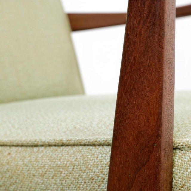 Green 1960s Mid Century English Occasional Chair For Sale - Image 8 of 11