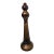 Mid 20th Century Brown Patina Decorative Finial For Sale