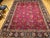 Vintage Persian Tabriz Room Size Rug in Allover Floral Pattern in Red, Navy, Turquoise, Green For Sale - Image 11 of 12