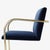 Brno Tubular Chairs in Navy Velvet & Polished Brass - Set of 6 For Sale - Image 9 of 11